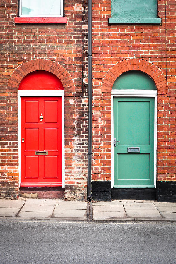 Architecture Photograph - Front doors #2 by Tom Gowanlock