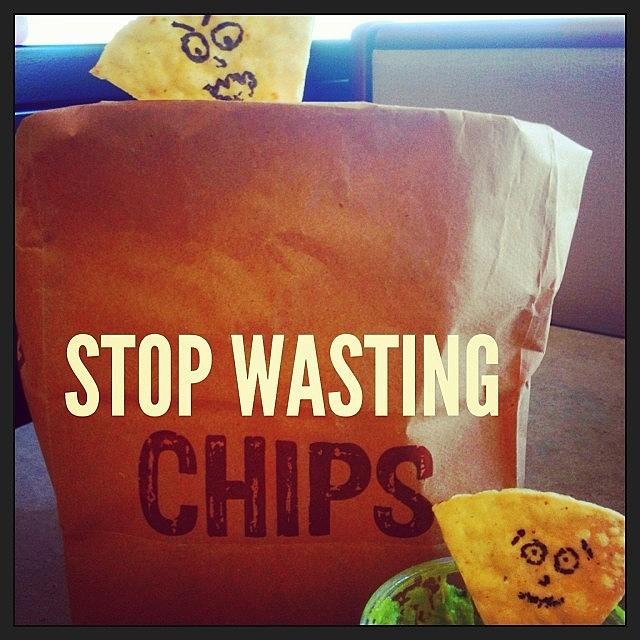 Chipotle Photograph - Fun With Chips And Gauc. #chipotle #2 by Amanda Max