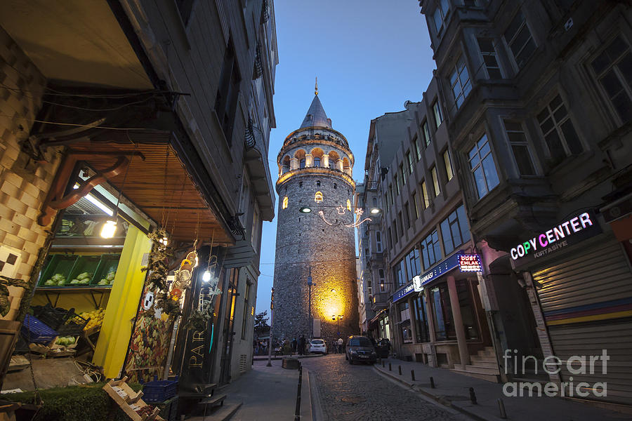 Turkey Photograph - Galata Tower Istanbul #2 by Shishir Sathe
