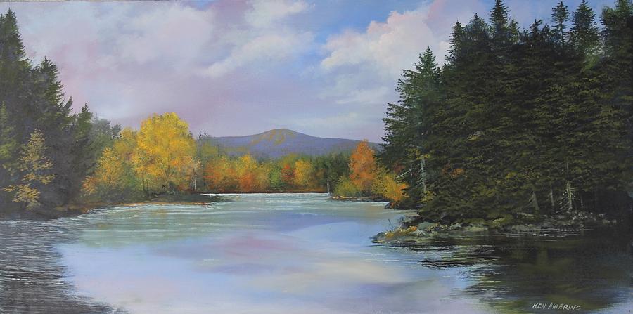 Gale Meadow Pond #2 Painting by Ken Ahlering