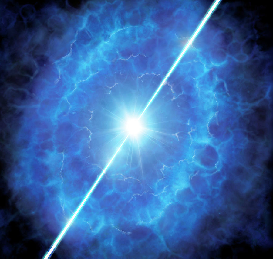Gamma Ray Burst #2 Photograph by Mark Garlick/science Photo Library