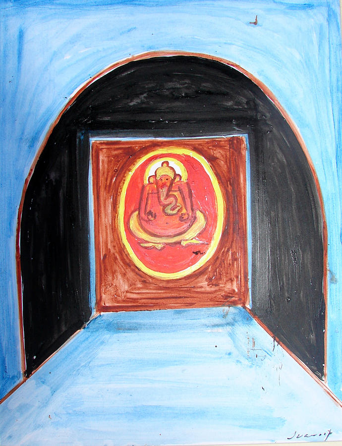 Ganesha-a11 #2 Painting by Anand Swaroop Manchiraju