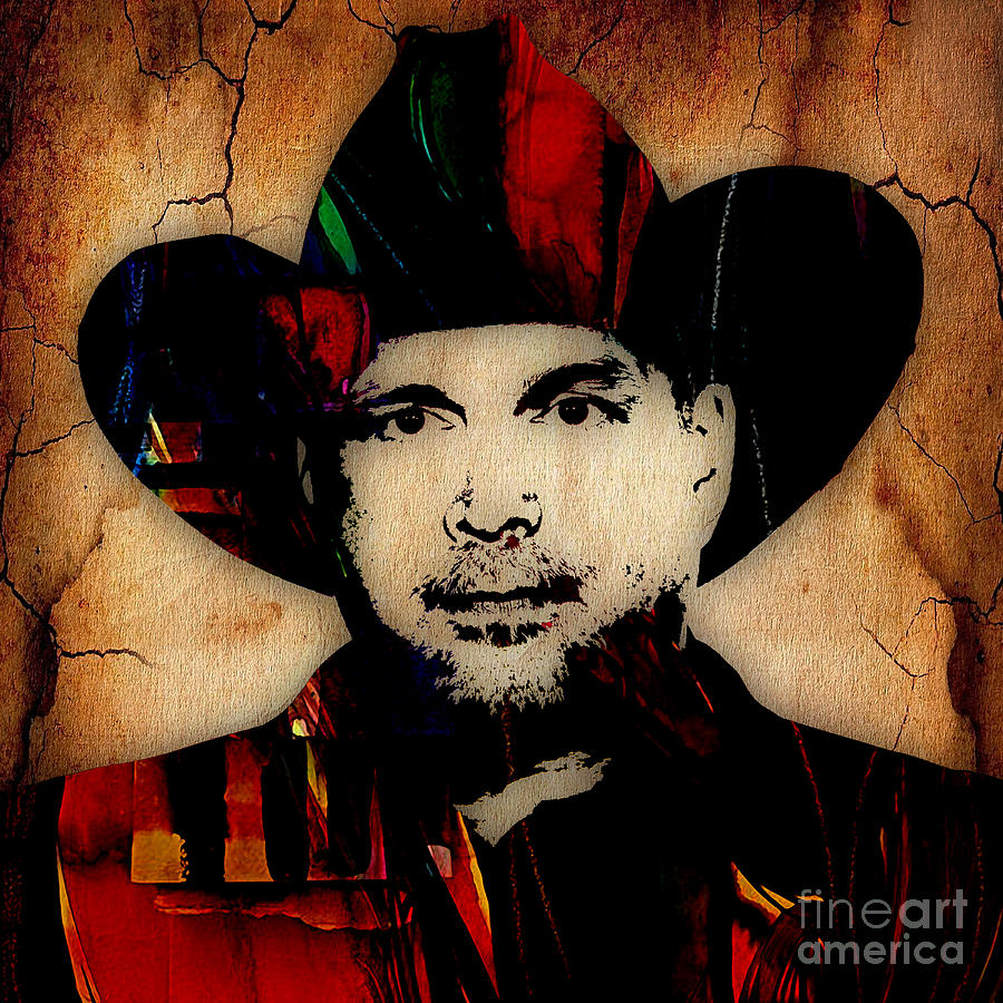Garth Brooks Mixed Media - Garth Brooks Collection #2 by Marvin Blaine