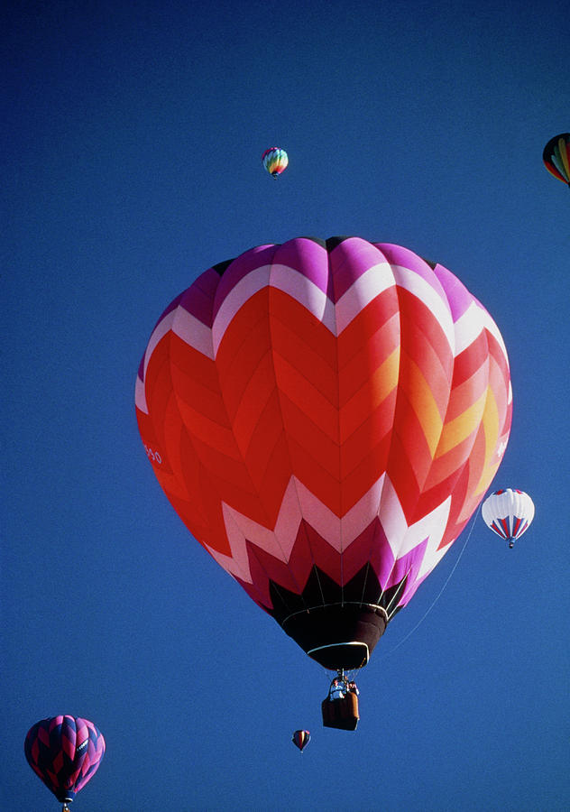 Gathering Of Hot Air Balloons #2 Photograph by Peter Menzel/science Photo Library