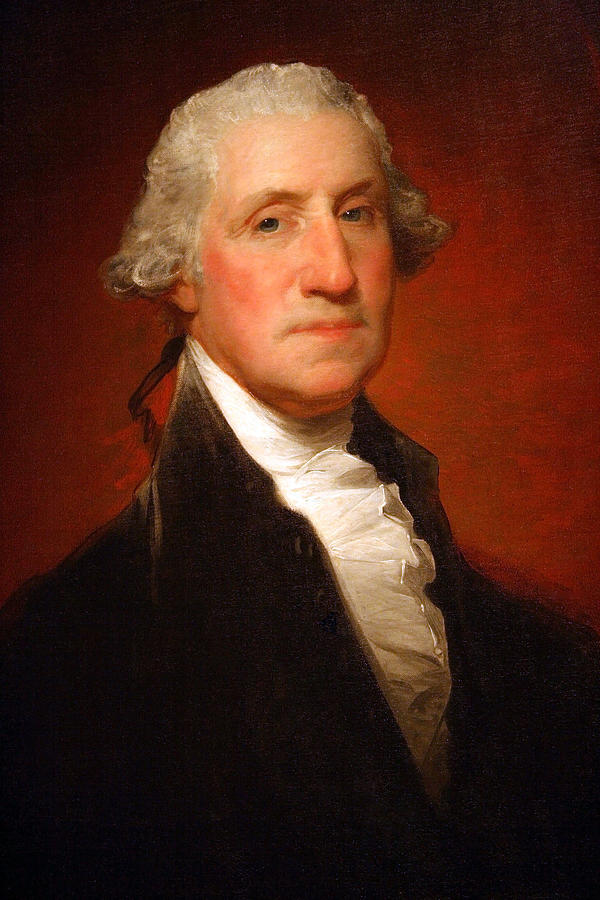 George Washington By Gilbert Stuart -- 2 Photograph by Cora Wandel