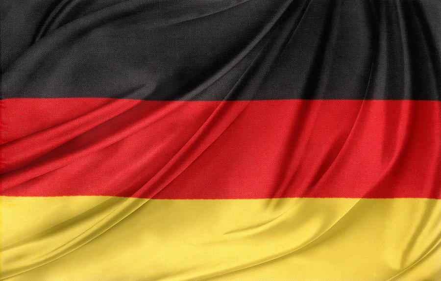 German flag #2 Photograph by Les Cunliffe