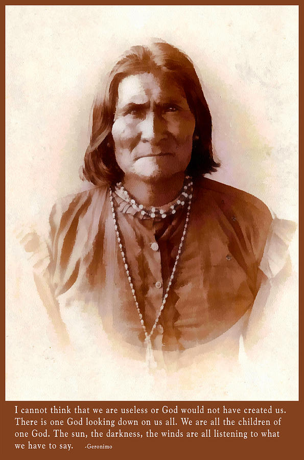 Geronimo Native American Chief #2 Digital Art by Unknown