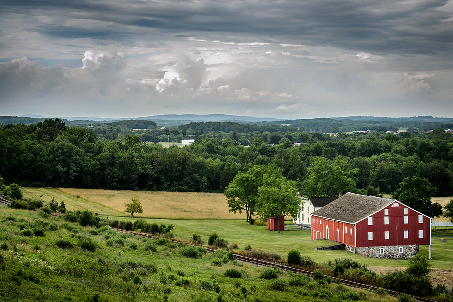 Battlefield Photograph - Gettysburg Barn by Pat Scanlon Battlefield Photograph - Gettysburg Barn by Pat Scanlon