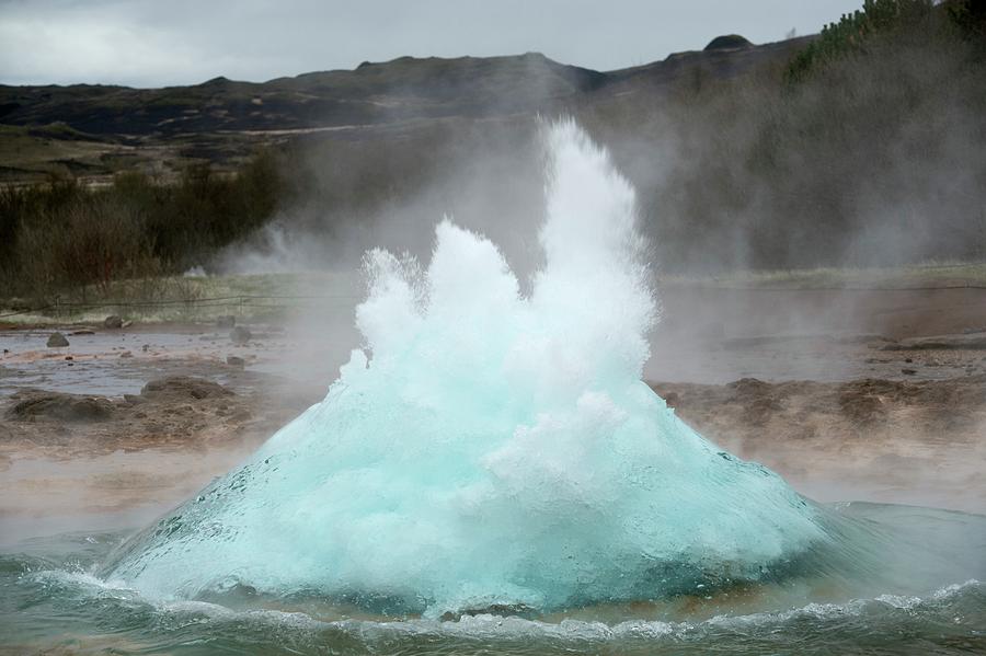 Geyser Erupting #2 Photograph by Dr P. Marazzi/science Photo Library