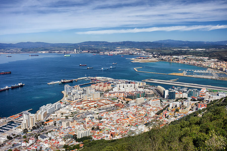 Gibraltar City and Bay #2 Photograph by Artur Bogacki