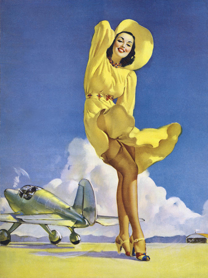 Gil Elvgrens Pin-Up Girl #1 Photograph by Underwood Archives Gil Elvgren