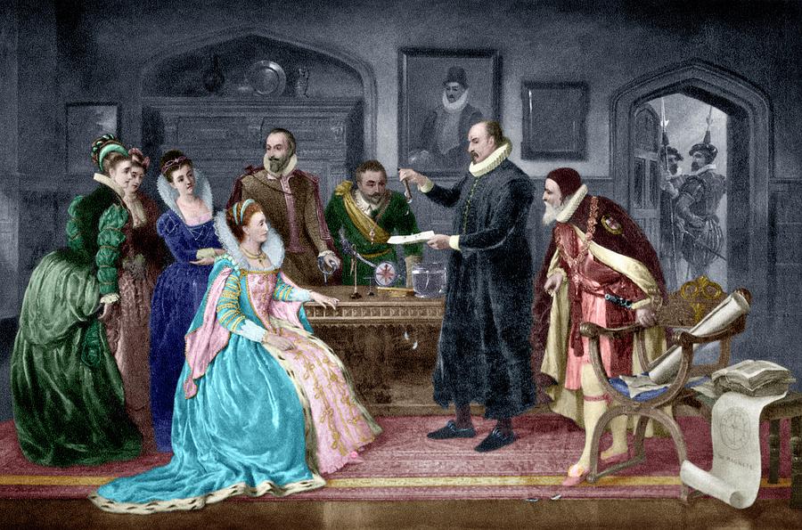 Gilbert Shows Electricity To Elizabeth I #2 Photograph by Science Photo Library