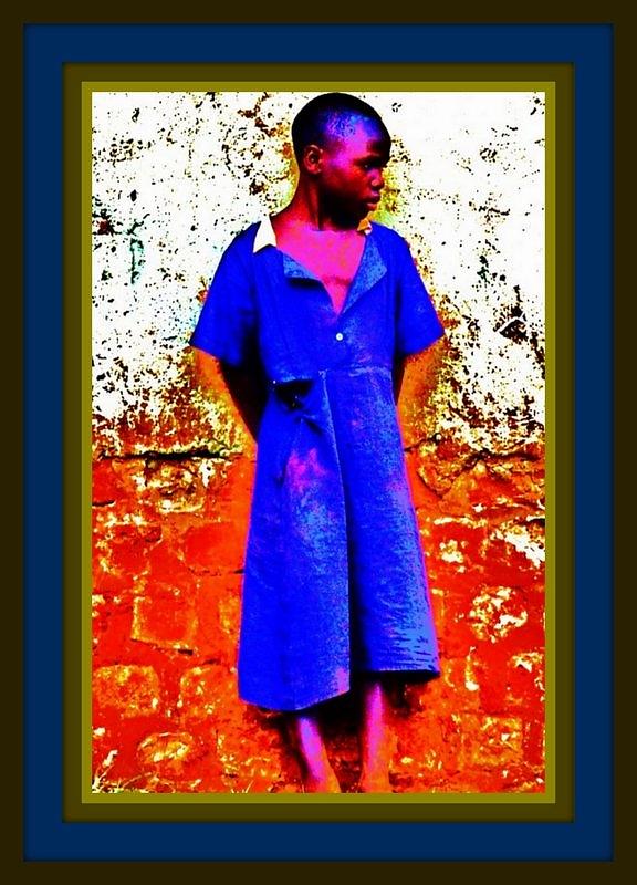 Girl in Blue Dress #2 Digital Art by MarvL Roussan