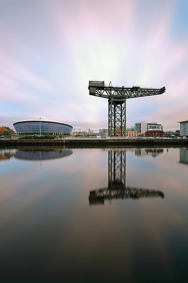Glasgow Bridge Photograph - Glasgow Clyde Reflections #2 by Grant Glendinning