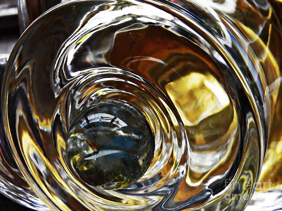 Abstract Photograph - Glass Abstract 465 by Sarah Loft