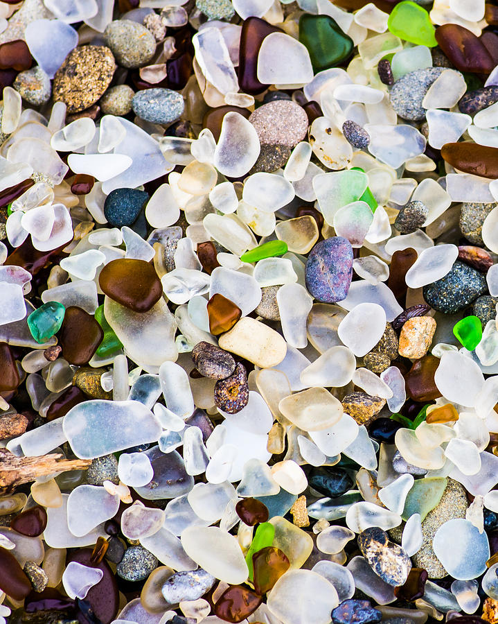 Pebbles Photograph - Glass Beach #2 by Priya Ghose