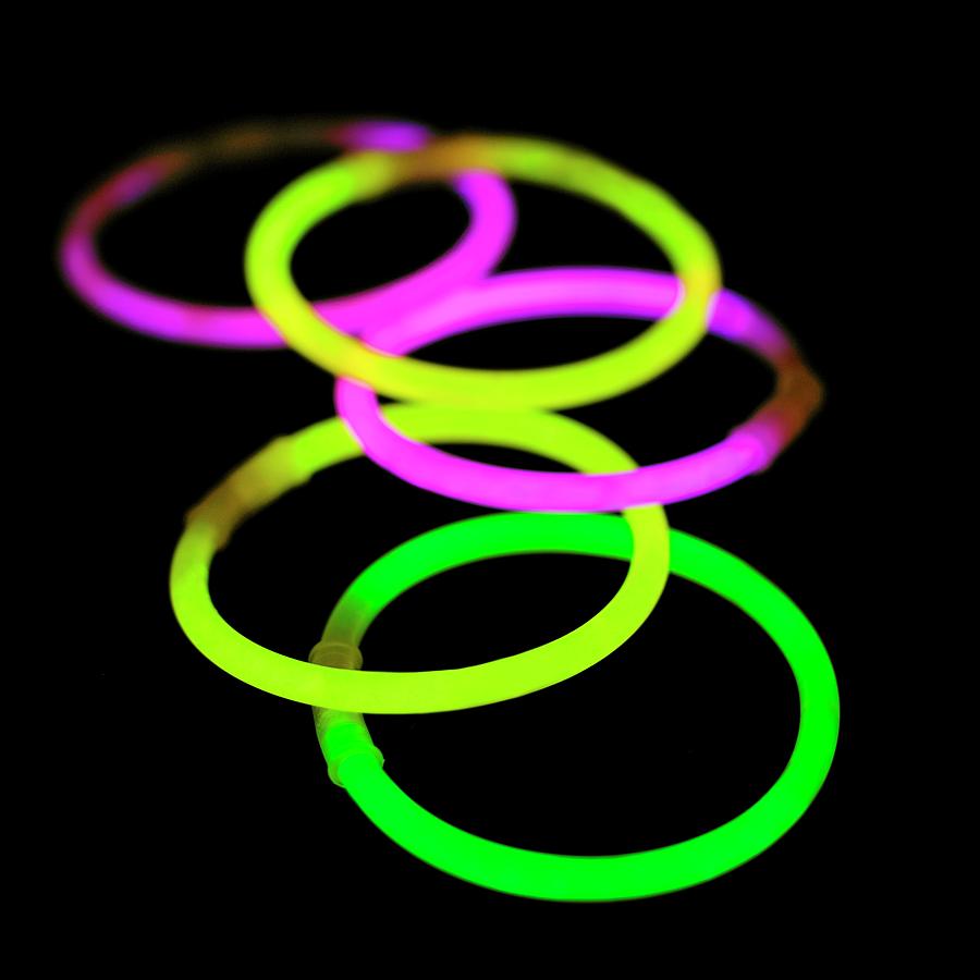 Glow Bracelets #2 Photograph by Science Photo Library