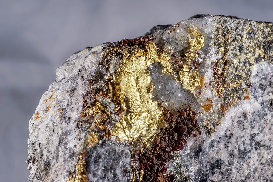 Gold In Its Host Rock Photograph by Petr Jan Juracka - Fine Art America