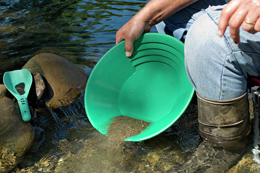 Pan Photograph - Gold Panning #2 by Matt Meadows/science Photo Library