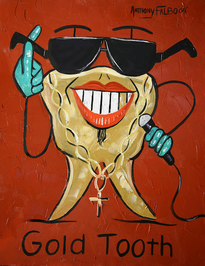 Gold Tooth #2 Painting by Anthony Falbo