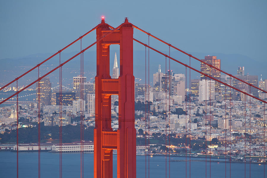 Golden Gate Bridge And San Francisco #2 Photograph by Uschools