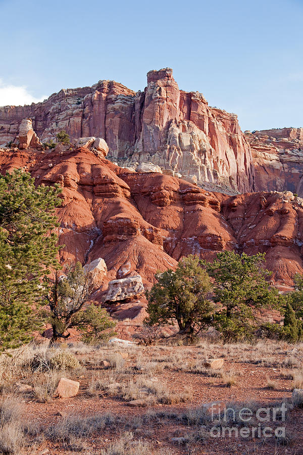 Golden Throne Capitol Reef National Park #2 Photograph by Fred Stearns