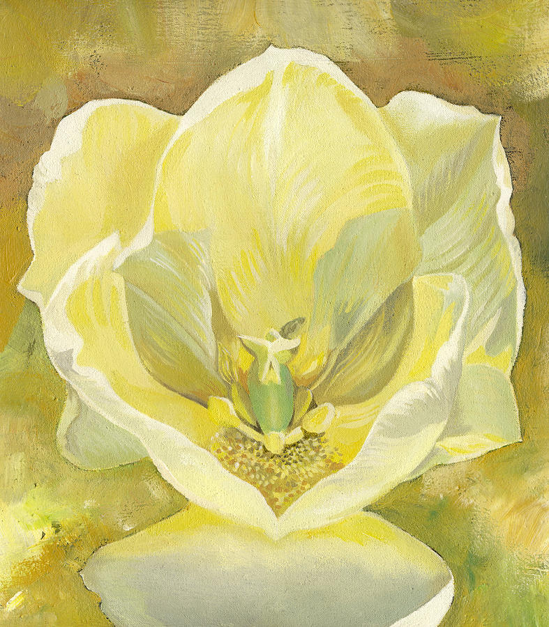 Golden Tulip #2 Painting by Alfred Ng