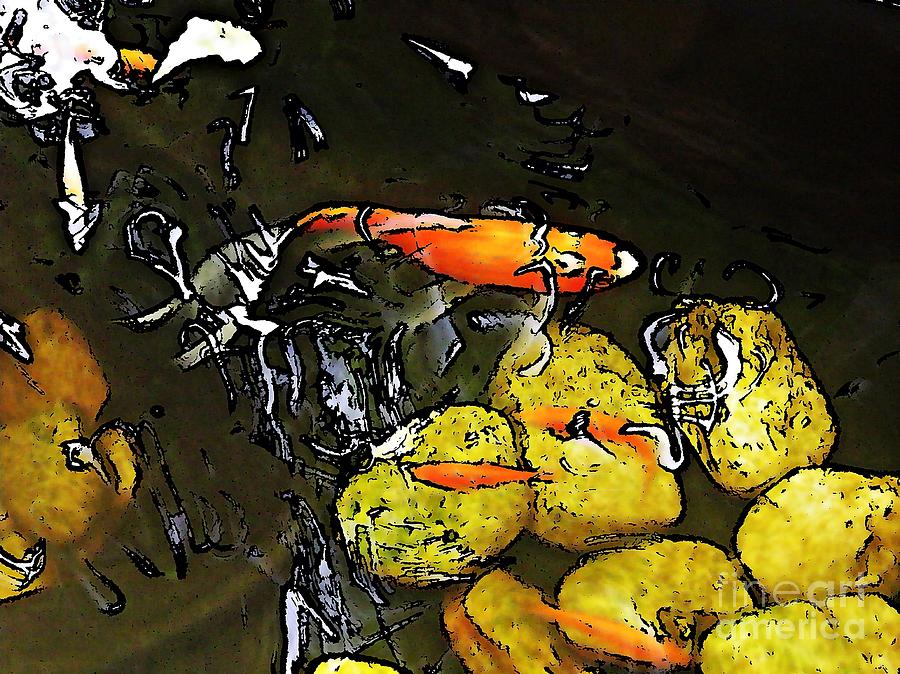 Goldfish Pond Photograph by Sarah Loft