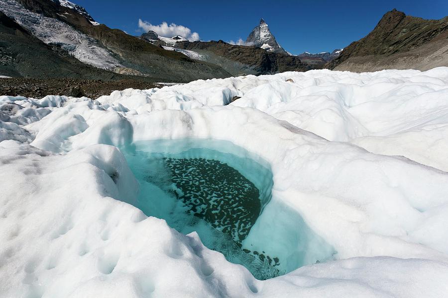 Gorner Glacier And Matterhorn #2 Photograph by Dr Juerg Alean/science Photo Library