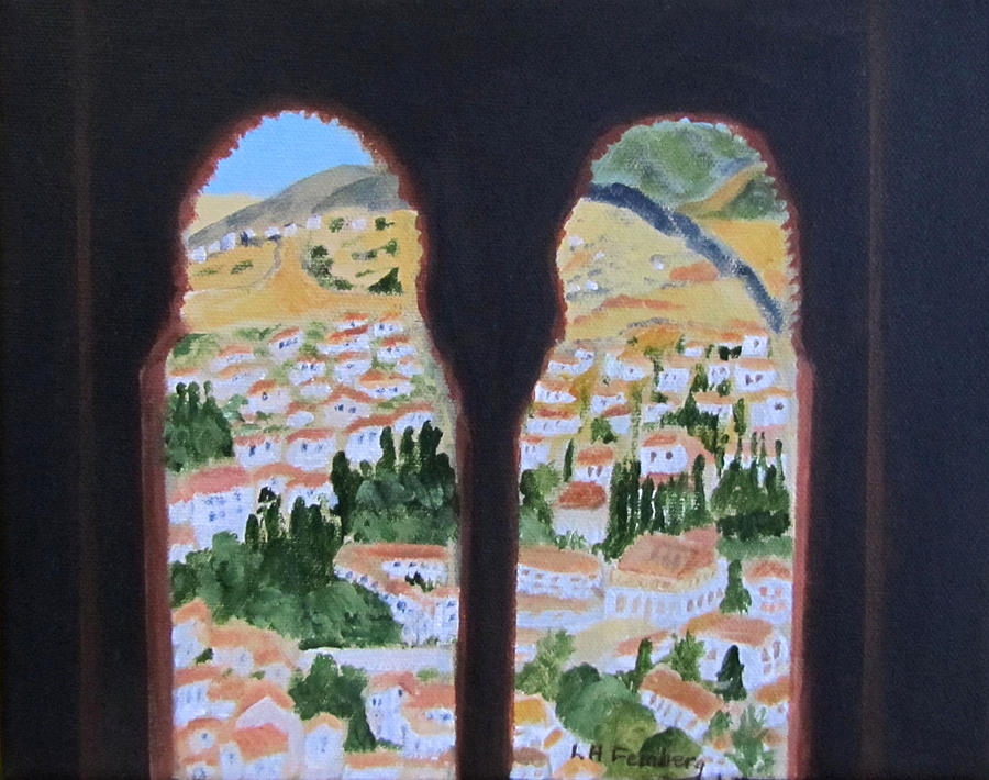 Granada in 1970 #2 Painting by Linda Feinberg