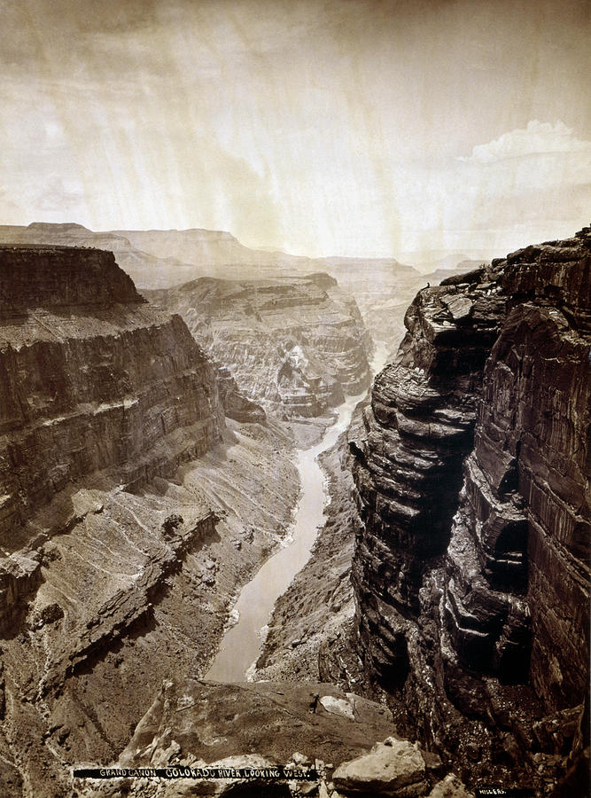 Grand Canyon, 1872 #2 Photograph by Granger