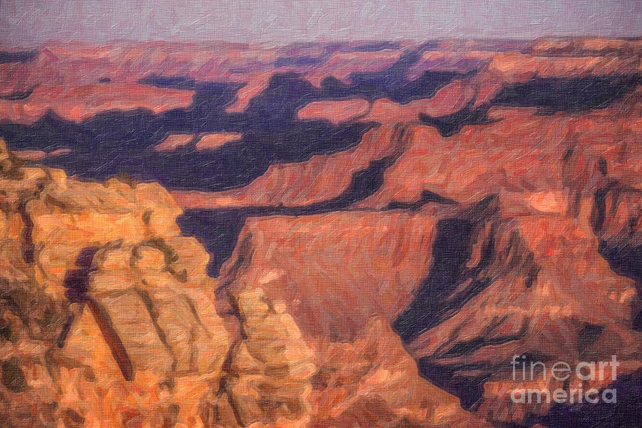 Grand Canyon Sunrise #3 Digital Art by Liz Leyden