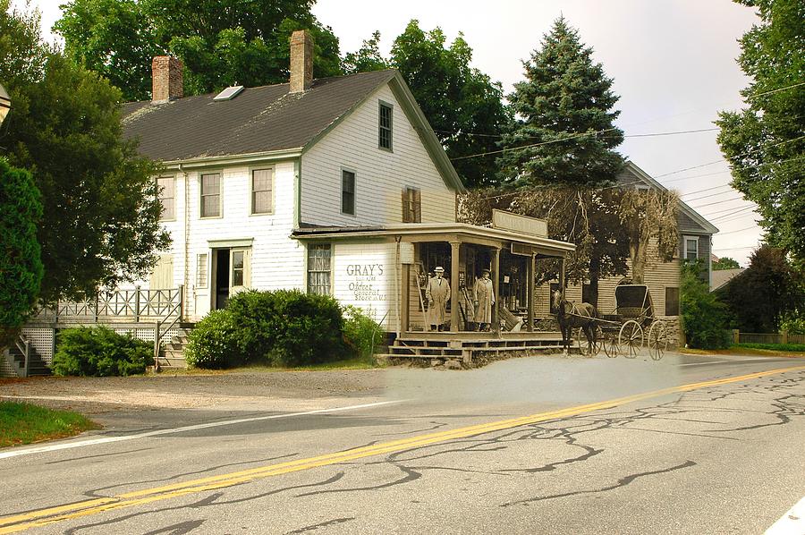 Gray's Store In Adamsville Rhode Island Photograph by Jeff Hayden