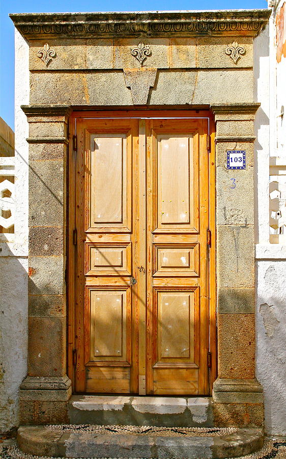 Greek Door #2 Photograph by John Babis