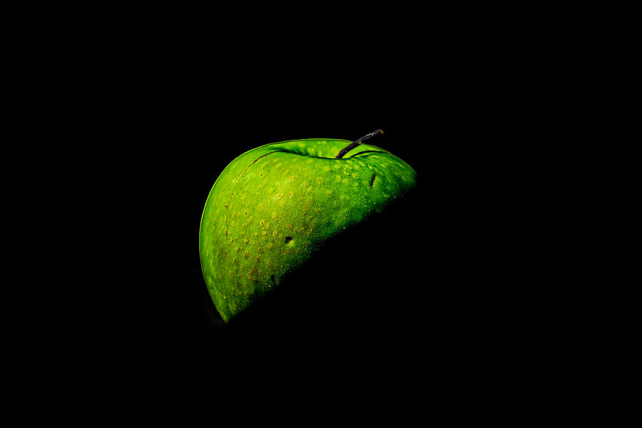 Green Apple #2 Photograph by Peter Lakomy
