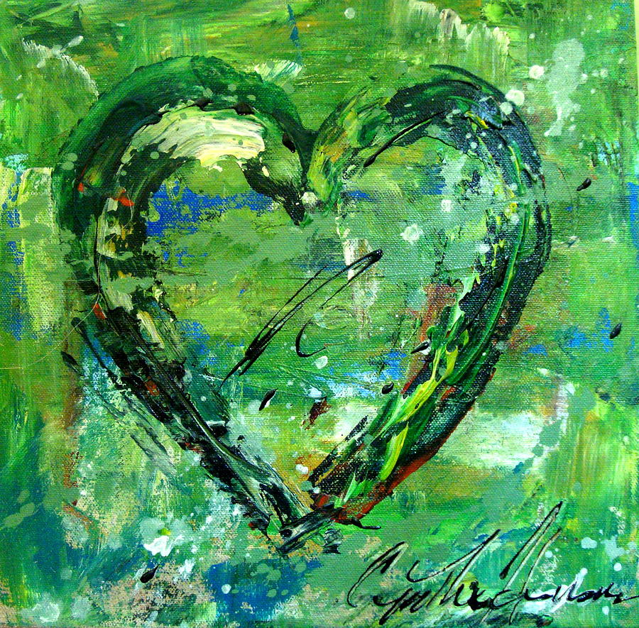 Green #2 Painting by Cynthia Hudson