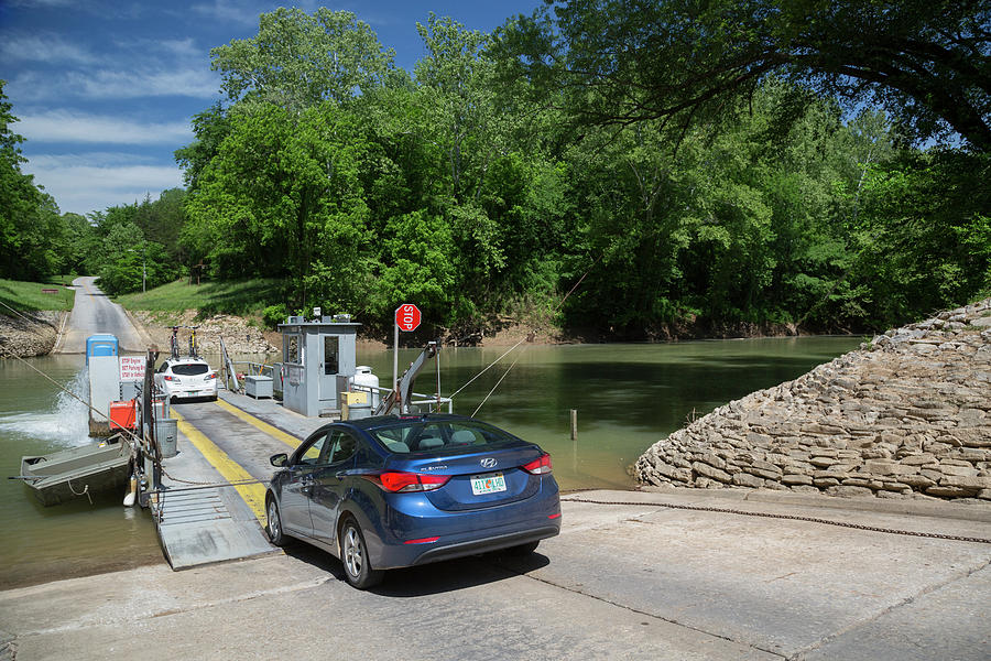 Mammoth Cave National Park Photograph - Green River Car Ferry #2 by Jim West