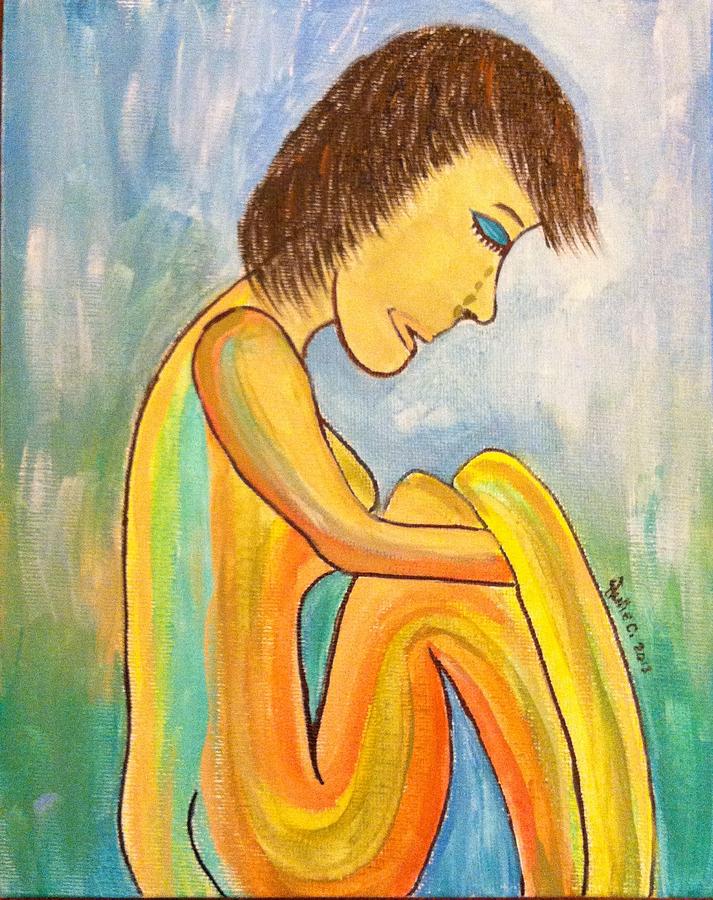 Grief #2 Painting by Julie Crisan