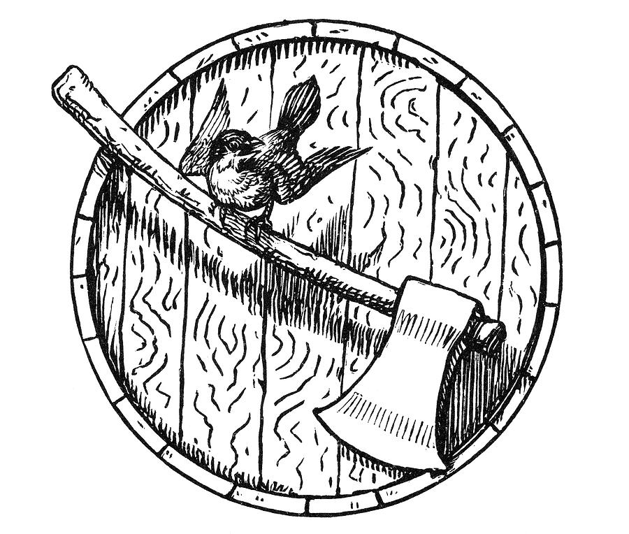 Grimm Dog And The Sparrow #2 Drawing by Granger Grimm Dog And The Sparrow #2 Drawing by Granger