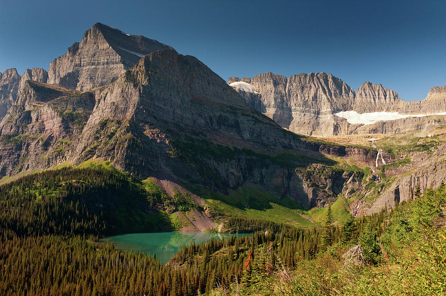 Grinnell Lake And Mount Gould, Glacier Photograph by Howie Garber - Pixels