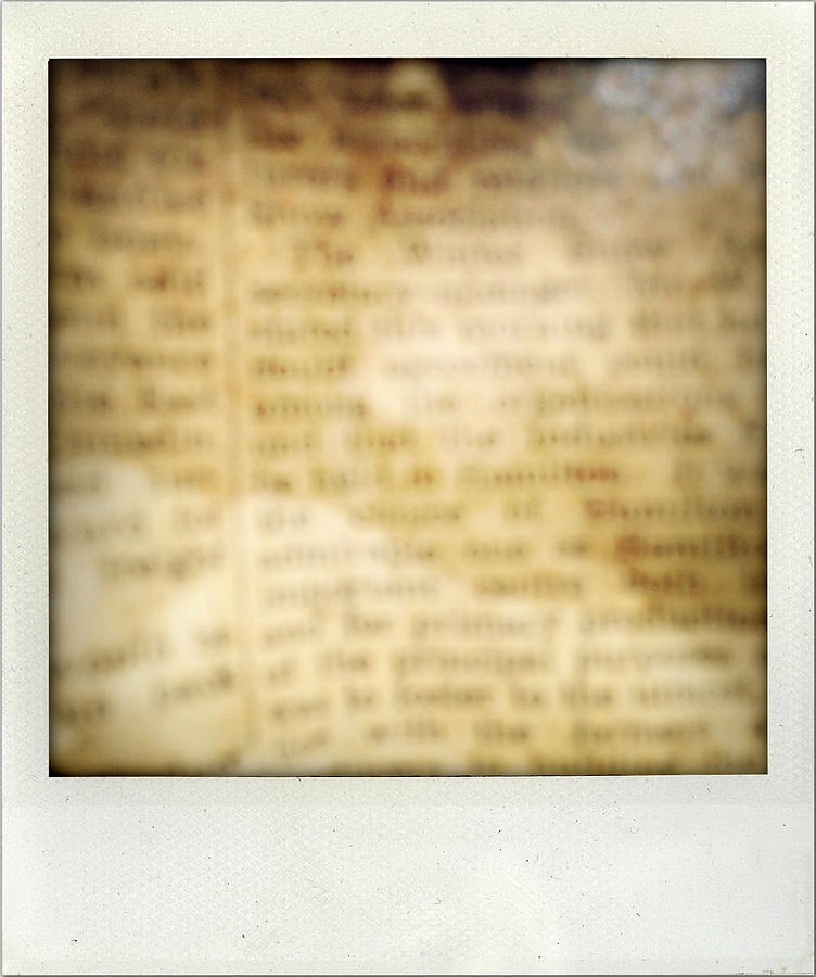 Abstract Photograph - Grunge newspaper #2 by Les Cunliffe