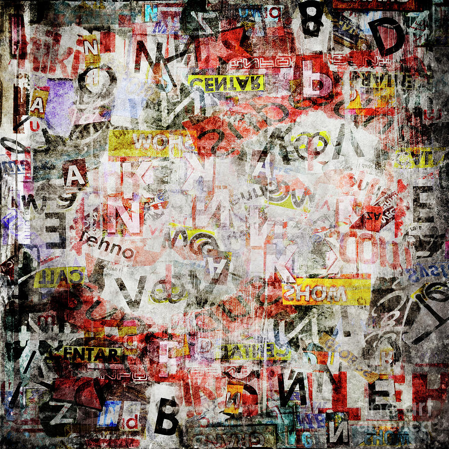 Grunge textured background Digital Art by Jelena Jovanovic