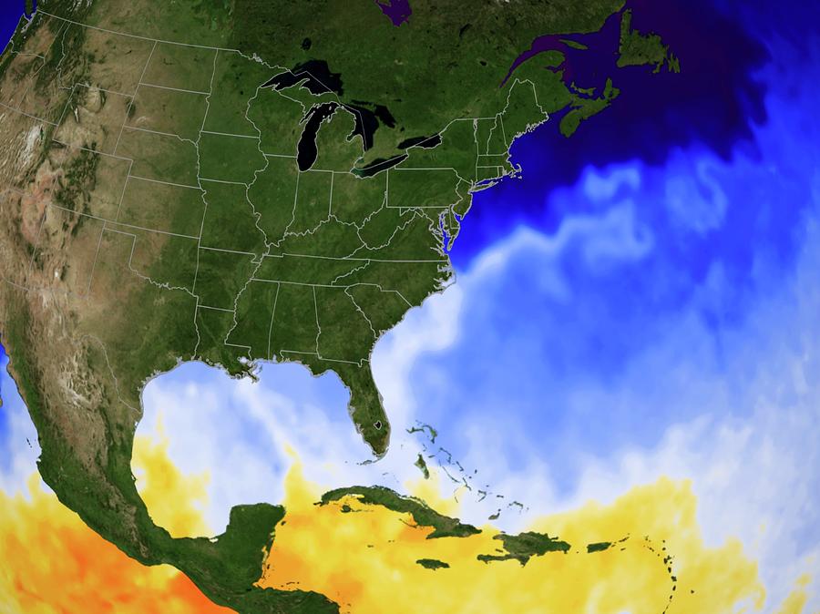 Gulf Temperature #2 Photograph by Nasa/gsfc-svs/science Photo Library