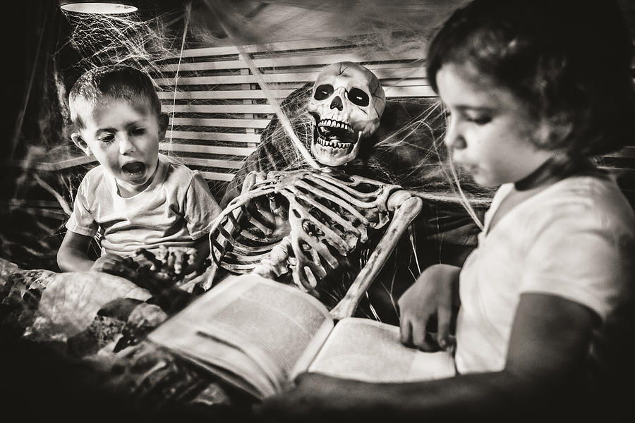 Halloween Bedtime Stories #2 Photograph by Ferrantraite
