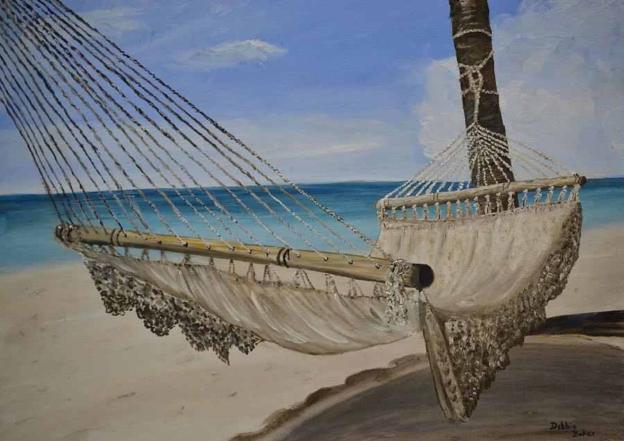 Hammock Painting by Debbie Baker