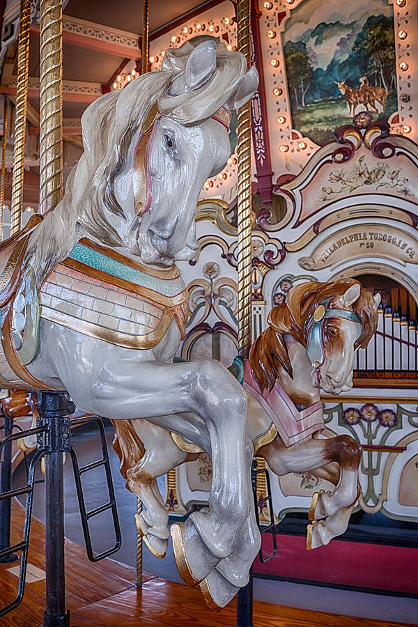 Hampton Carousel Horse Series #2 Photograph by Jeff Abrahamson