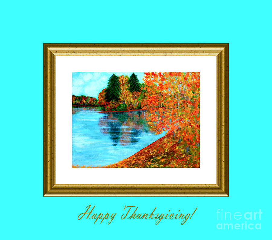 Happy Thanksgiving #2 Digital Art by Oksana Semenchenko