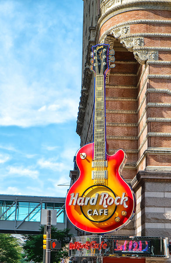 Hard Rock Cafe Guitar Photograph by Boris Mordukhayev