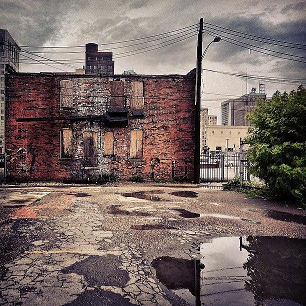 Detroit Photograph - #hdr #photography #detroit #rain #2 by Chad Schwartzenberger