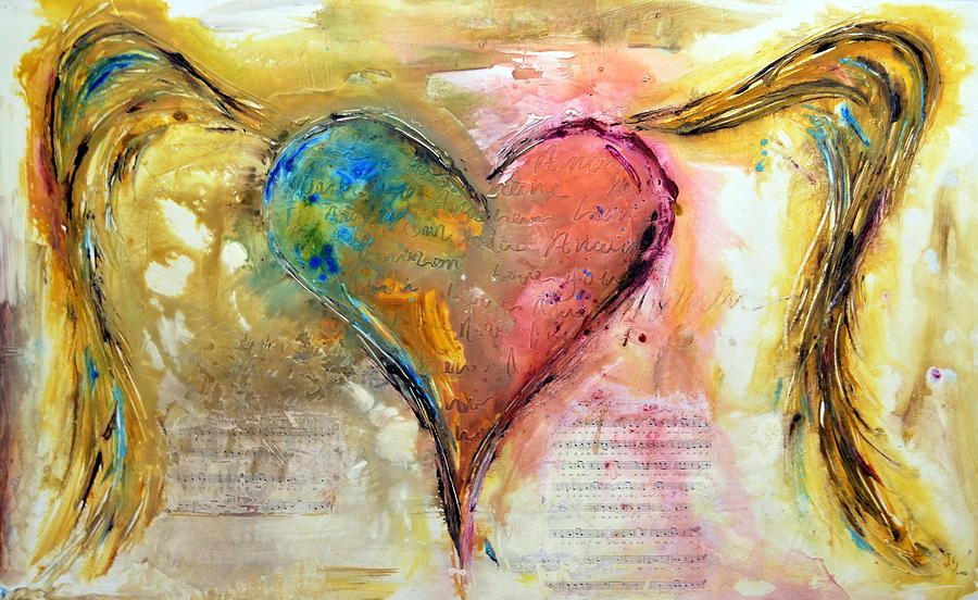 Heart of a Lover #1 Painting by Ivan Guaderrama